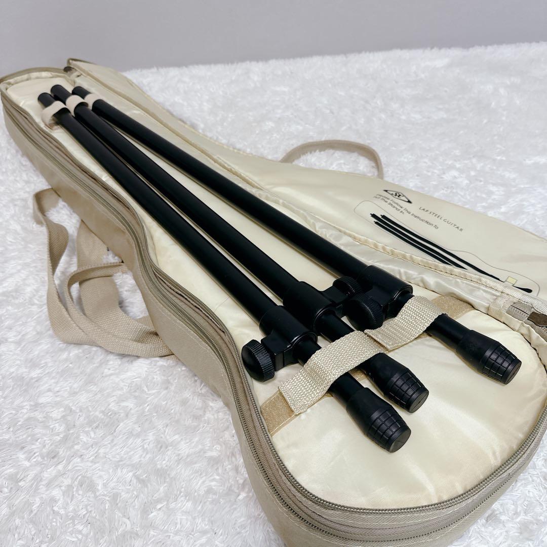 美品　ラップスチールギター　スタンド付　ケース付　サンバースト　SX
