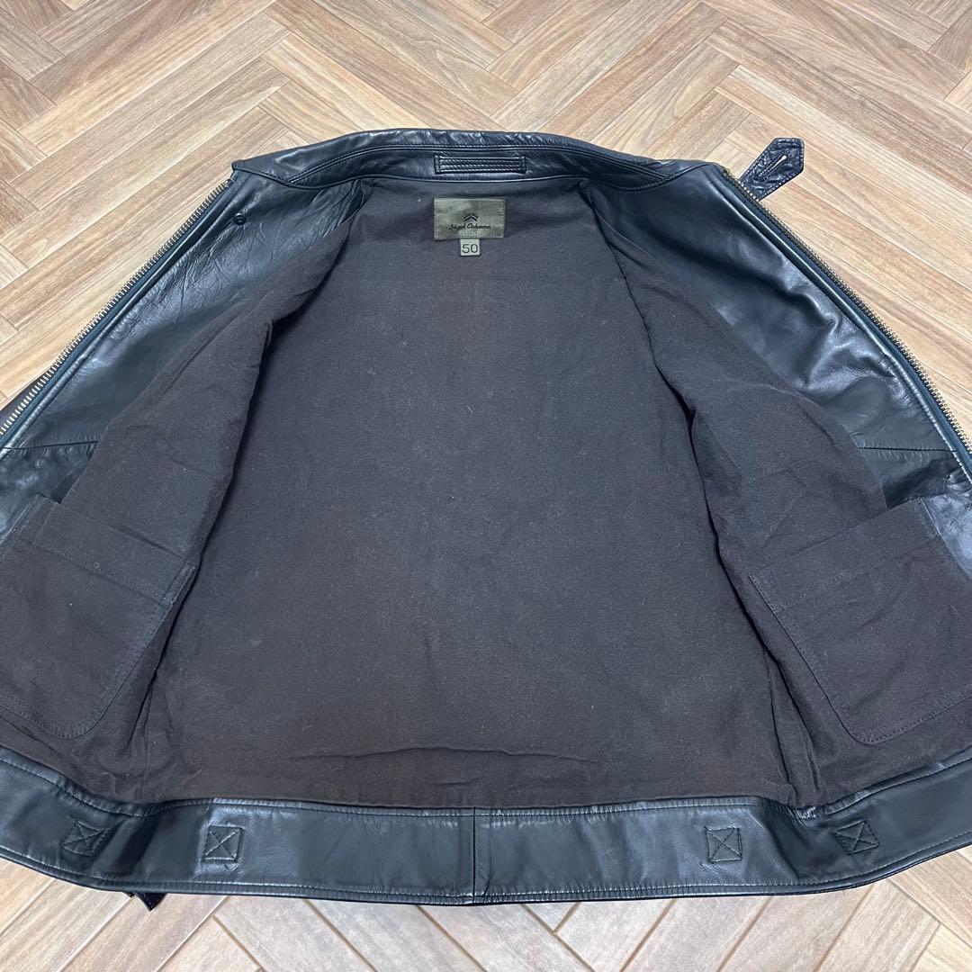 超希少　ナイジェルケーボン　レザージャケット　シングルライダース　50