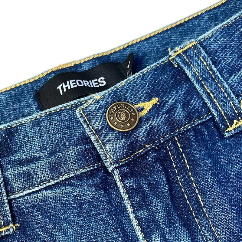 パンツ Theories pants scribble jeans WASHEDBLUE