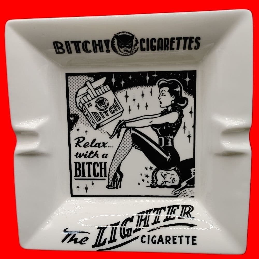 【レトロ】ヴィンス▪レイ　オリジナルアート作品　大きな灰皿