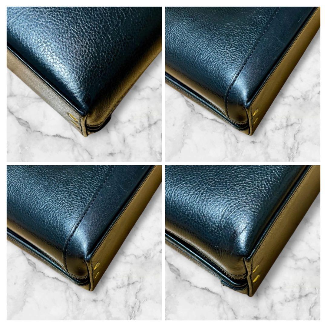 【美品】PORTER ポーター カミー ブリーフケース 革 ブラック