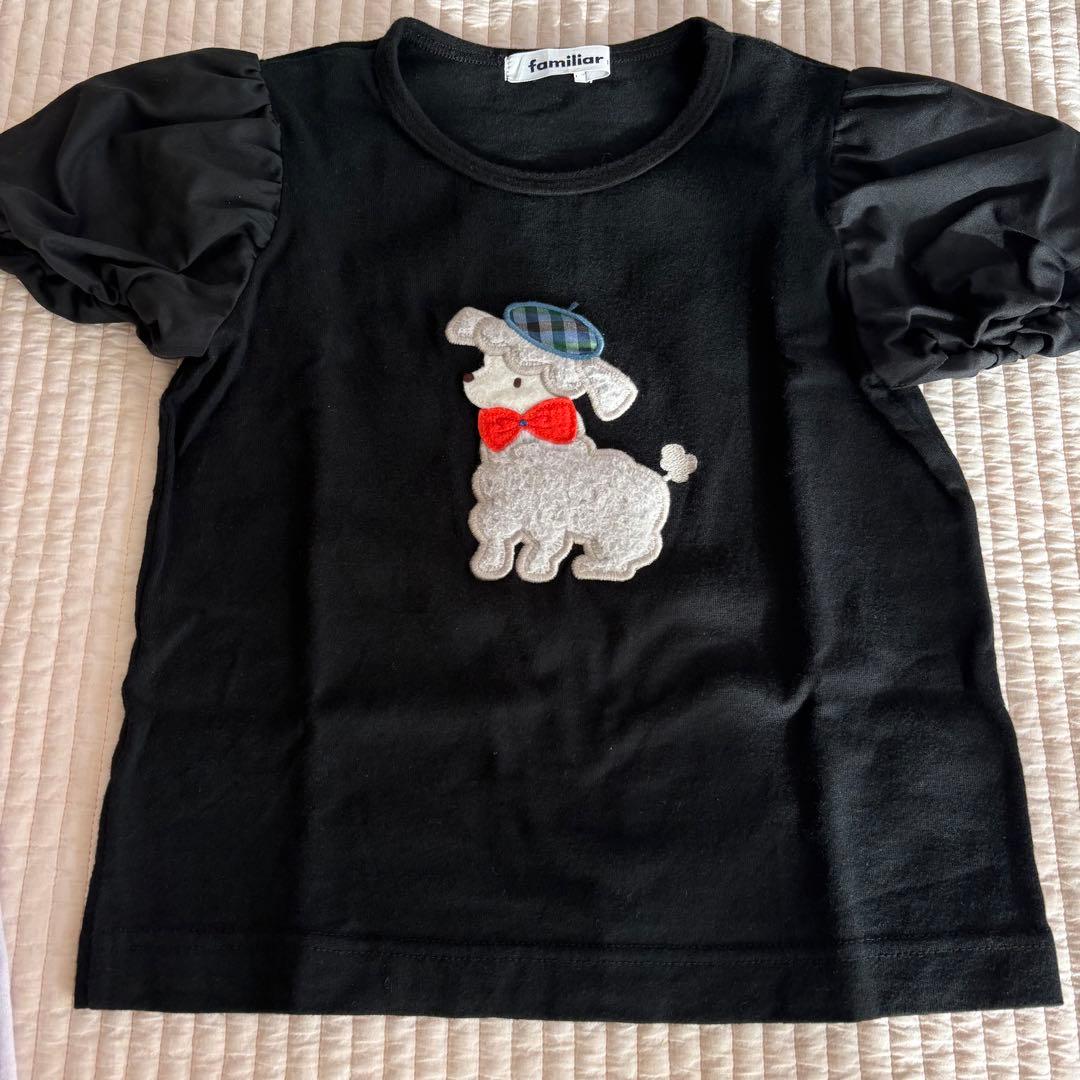 美品　ファミリア　Tシャツ・キュロット　110・100