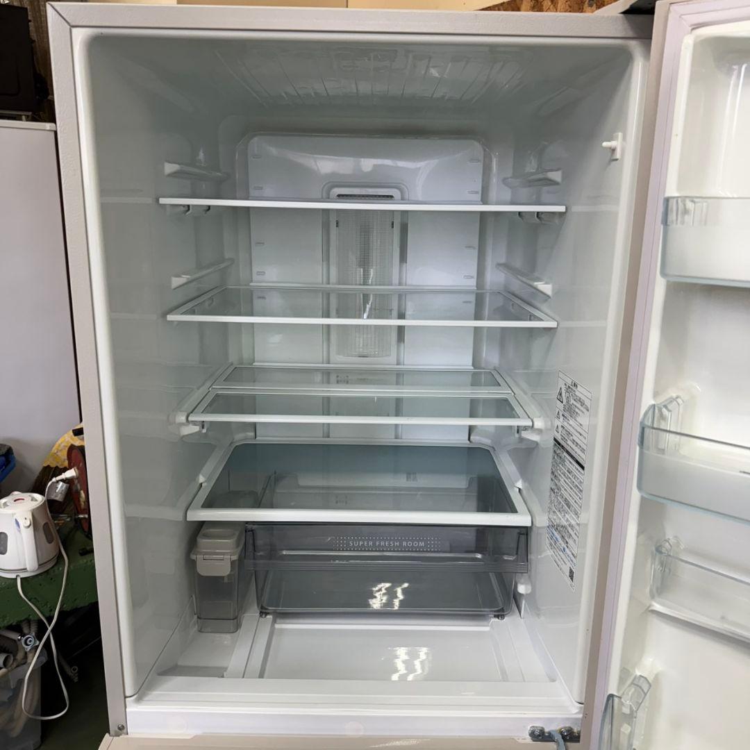 326 大型冷蔵庫　右開き　400L弱　自動製氷機　極美品　鏡面モデル　大人気