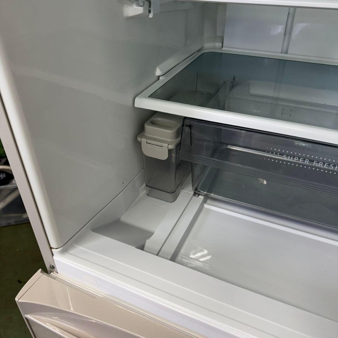 326 大型冷蔵庫　右開き　400L弱　自動製氷機　極美品　鏡面モデル　大人気