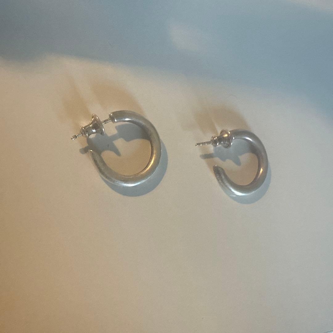 シルバーフープピアス　SINSS 両耳