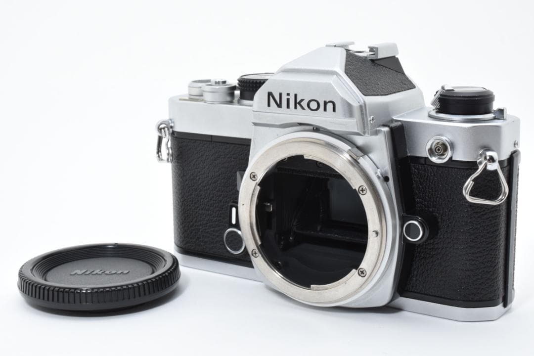 超美品 NIKON FM シルバー フィルムカメラ モルト新品交換済 H044