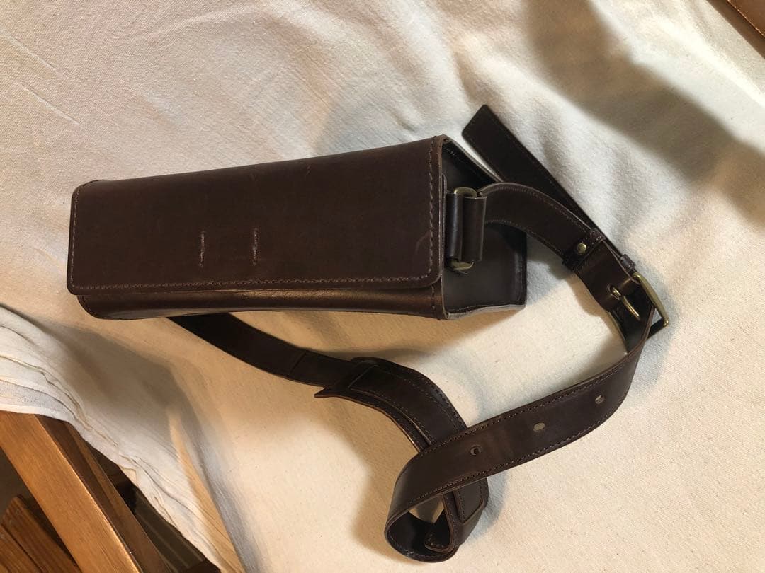 【週末限定値下】廃盤希少人気のチョコ　土屋鞄 ボックスショルダー