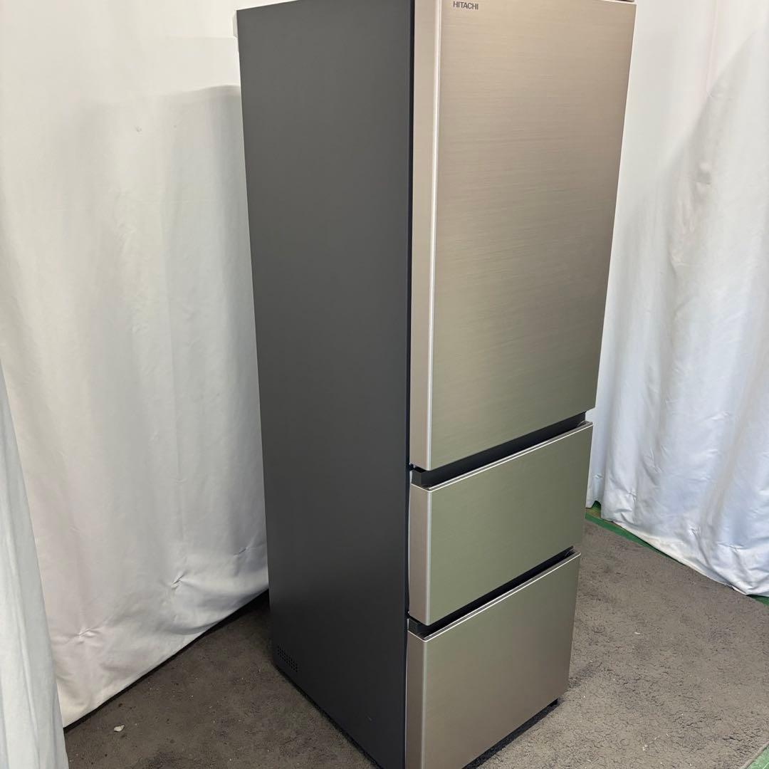 47　冷蔵庫　綺麗　安い　日立　300-400ℓ　大型　設置無料　右開　大人気