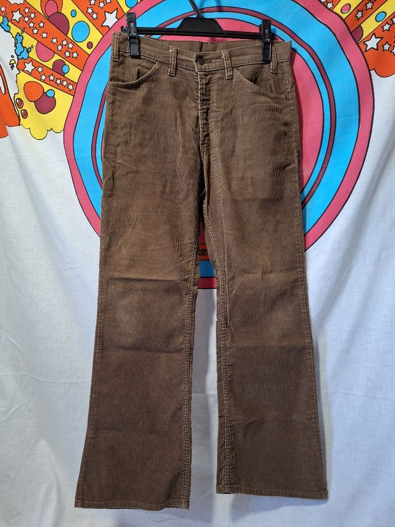 K*様 70's リーバイス 646 ヴィンテージ コーデュロイ パンツ こげ茶