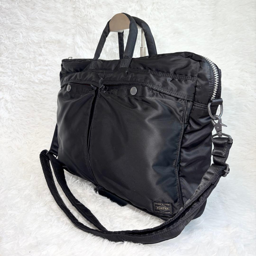 【美品】 PORTER ポーター タンカー 2way ブリーフバッグ ナイロン