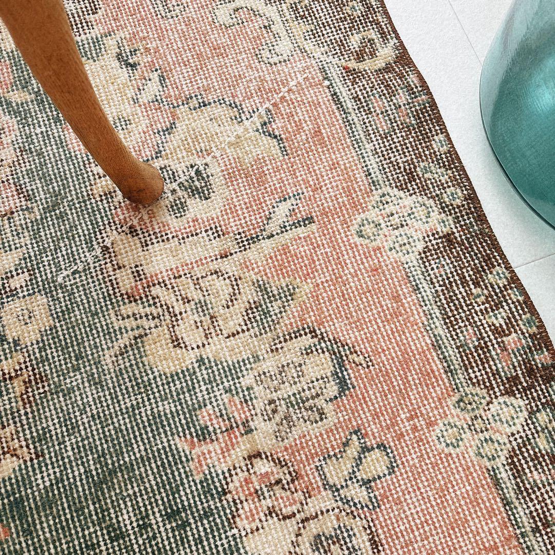 トルコ　ヴィンテージラグ　ランナーラグ