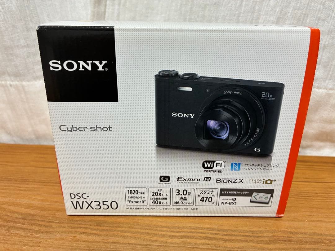 【ジャンク品】SONY DSC-WX350 デジタルカメラ　Cyber-shot