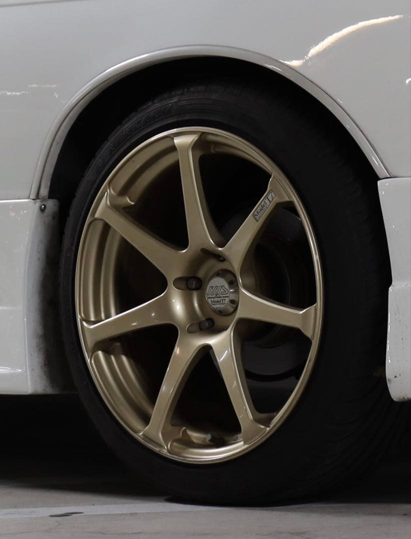 【AVS】 model7 YOKOHAMA 114.3 5穴 18インチ 2本