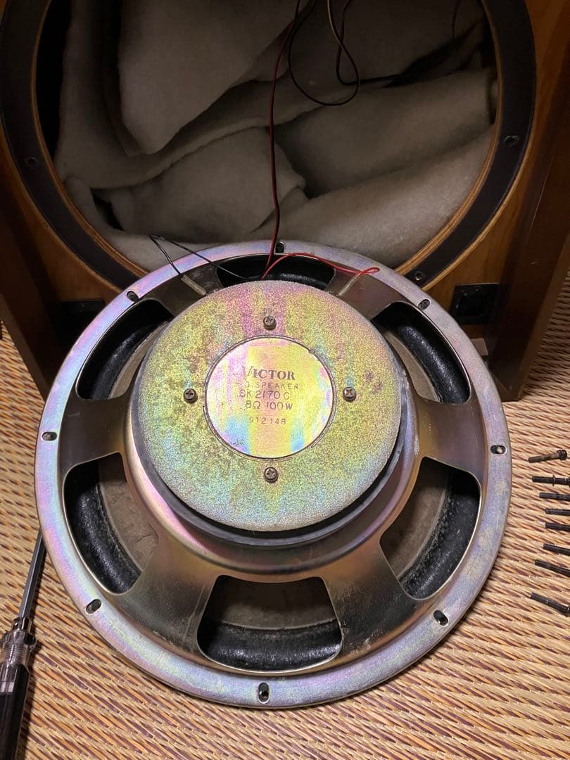 【iro】《完動品》 ビクターＢＬA- 405 4ウェイ4スピーカー②Ｌ側