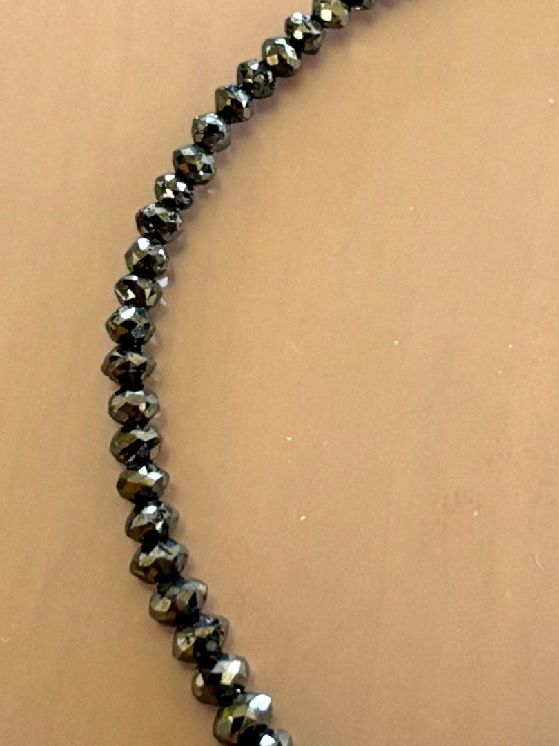 Pt ブラックダイヤ ブレスレット