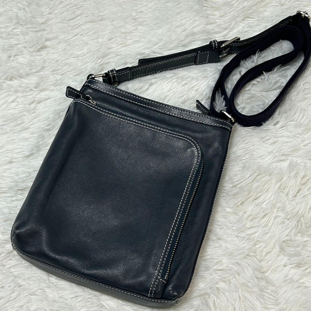 美品kitamura ( キタムラ ) × 高田純次 コラボ ショルダーバッグ