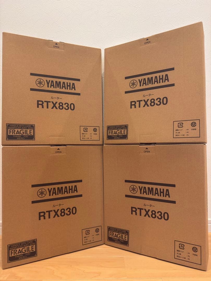 YAMAHA RTX830 ルーター 4個セット