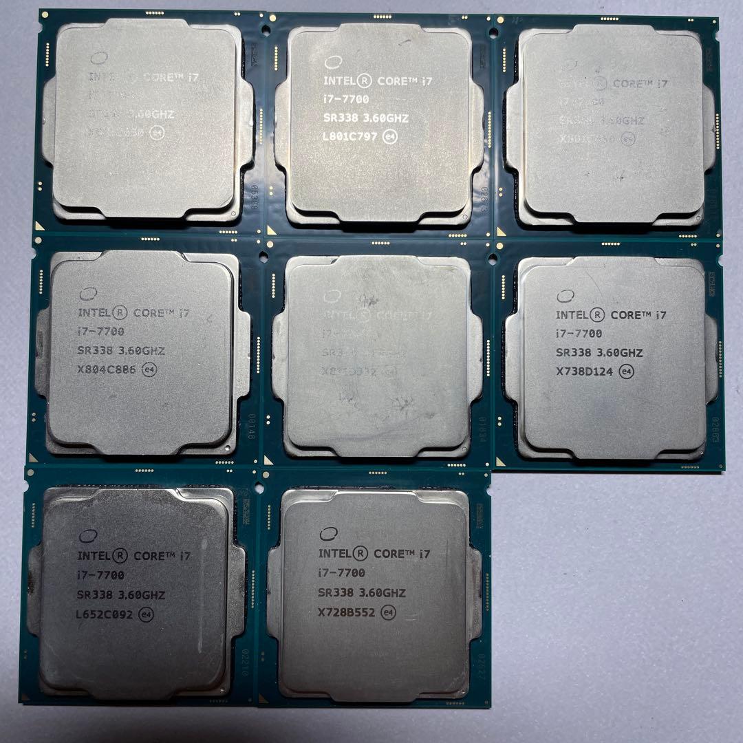 Intel Core i7-7700 CPU 3.60GHz ①