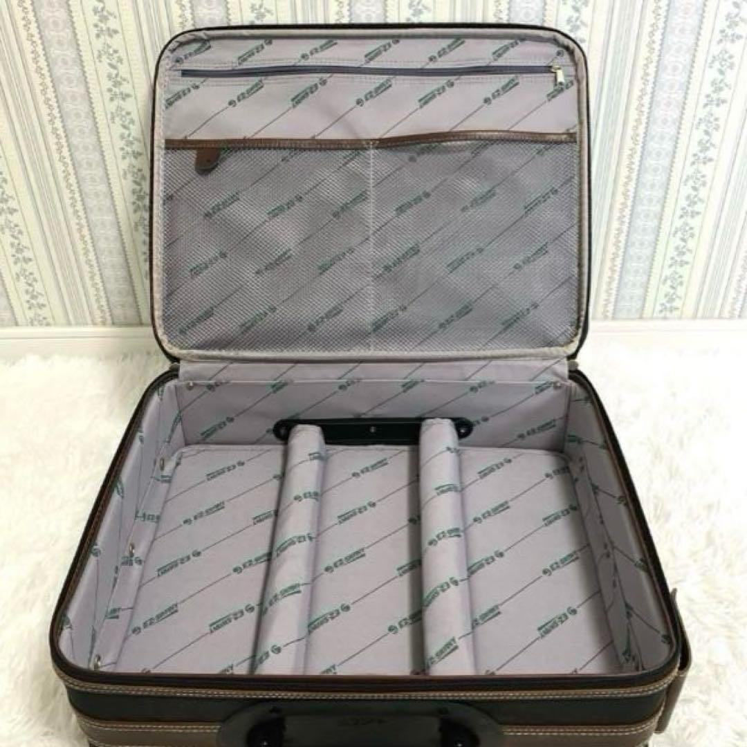 EZ-SWANY　スワニー　小型キャリーケース　4輪　機内持ち込み可　レザー使用