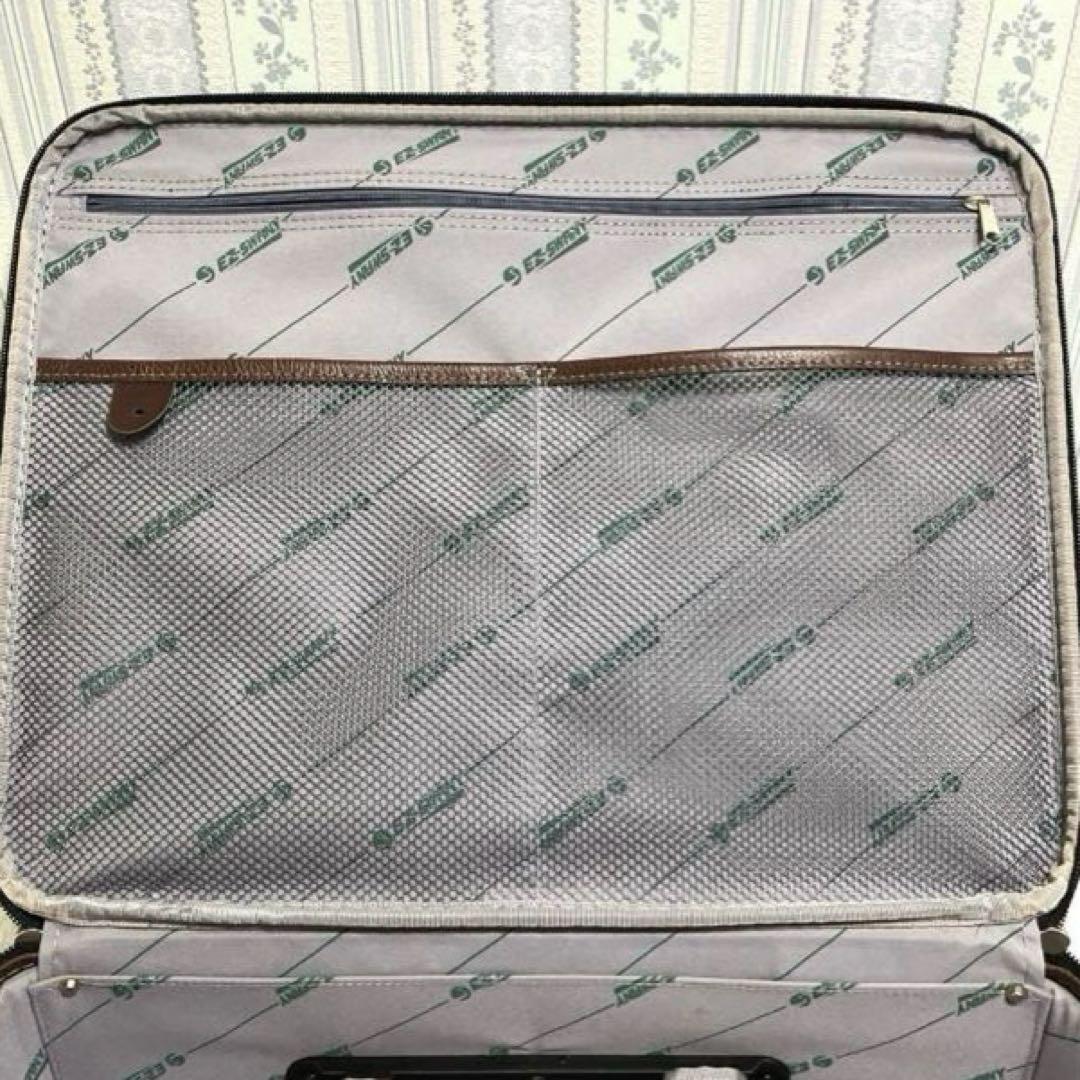 EZ-SWANY　スワニー　小型キャリーケース　4輪　機内持ち込み可　レザー使用