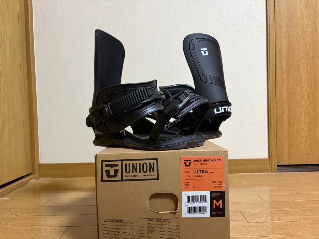 UNION ULTRA BLACK ビンディング Mサイズ