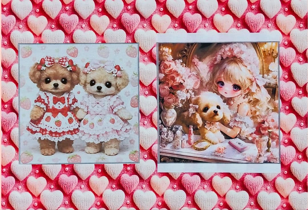 【受注制作】両面ミニトート（内側あり）3点、 両面巾着袋 （裏地あり）1点