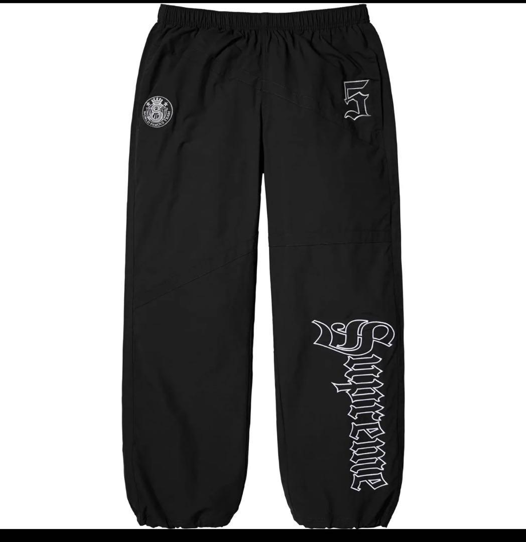 Supreme OldEnglishTrackPants黒M