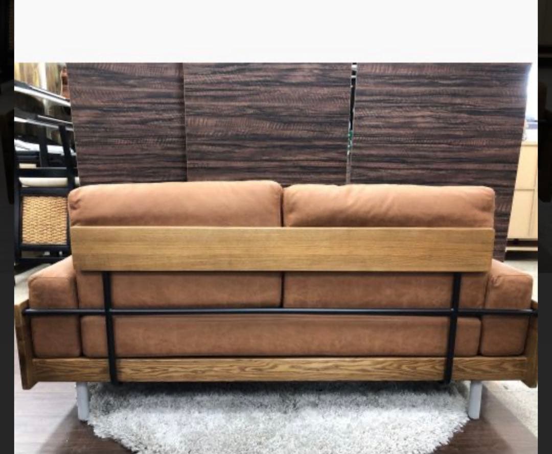 【今週末割引き中】unico トレル カバーリングソファ3シーター グレー＋α