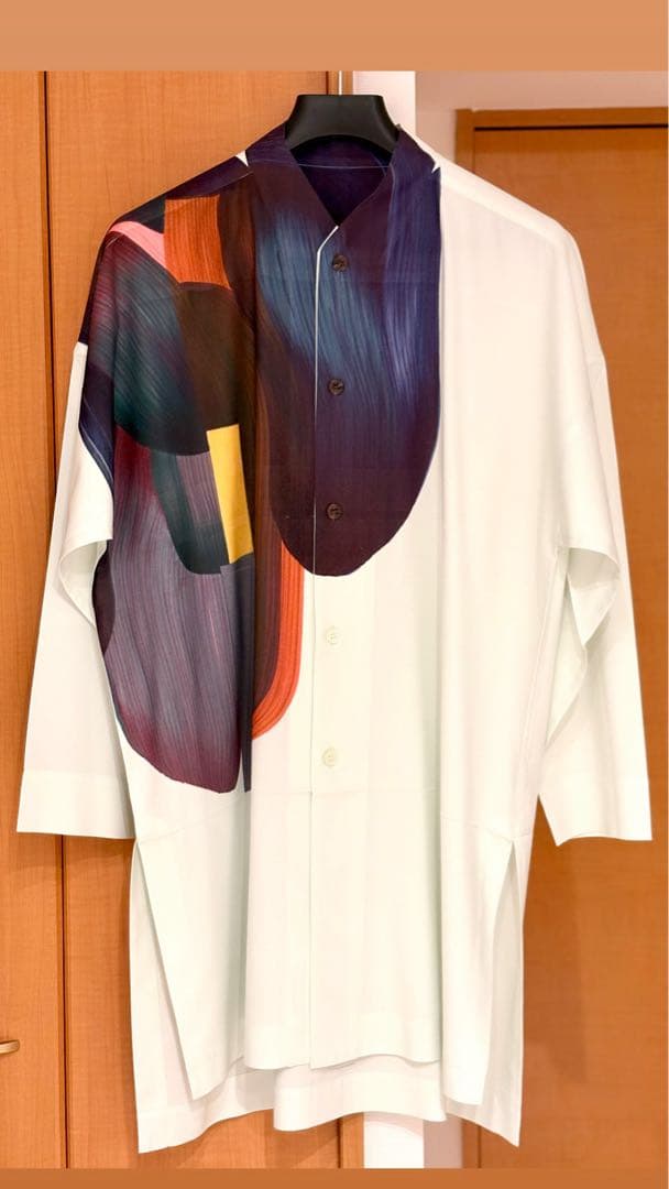 貴重 hommeplisse RB DRAWING SHIRTS イッセイミヤケ