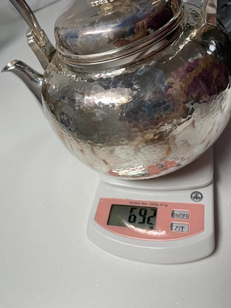 純銀　湯沸かし ヤカン 692g