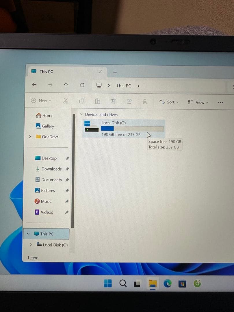 美品ThinkpadX1 Carbon Gen 8 CoreI7 タッチパネル
