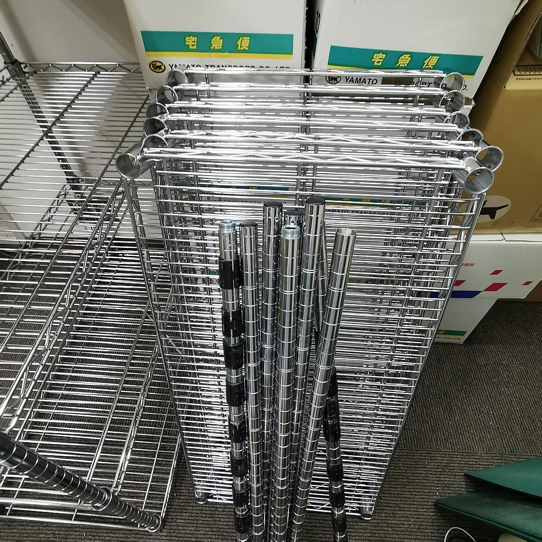 dywxb609　幅90cm　スチールラック 5段 シルバー 値引き交渉可