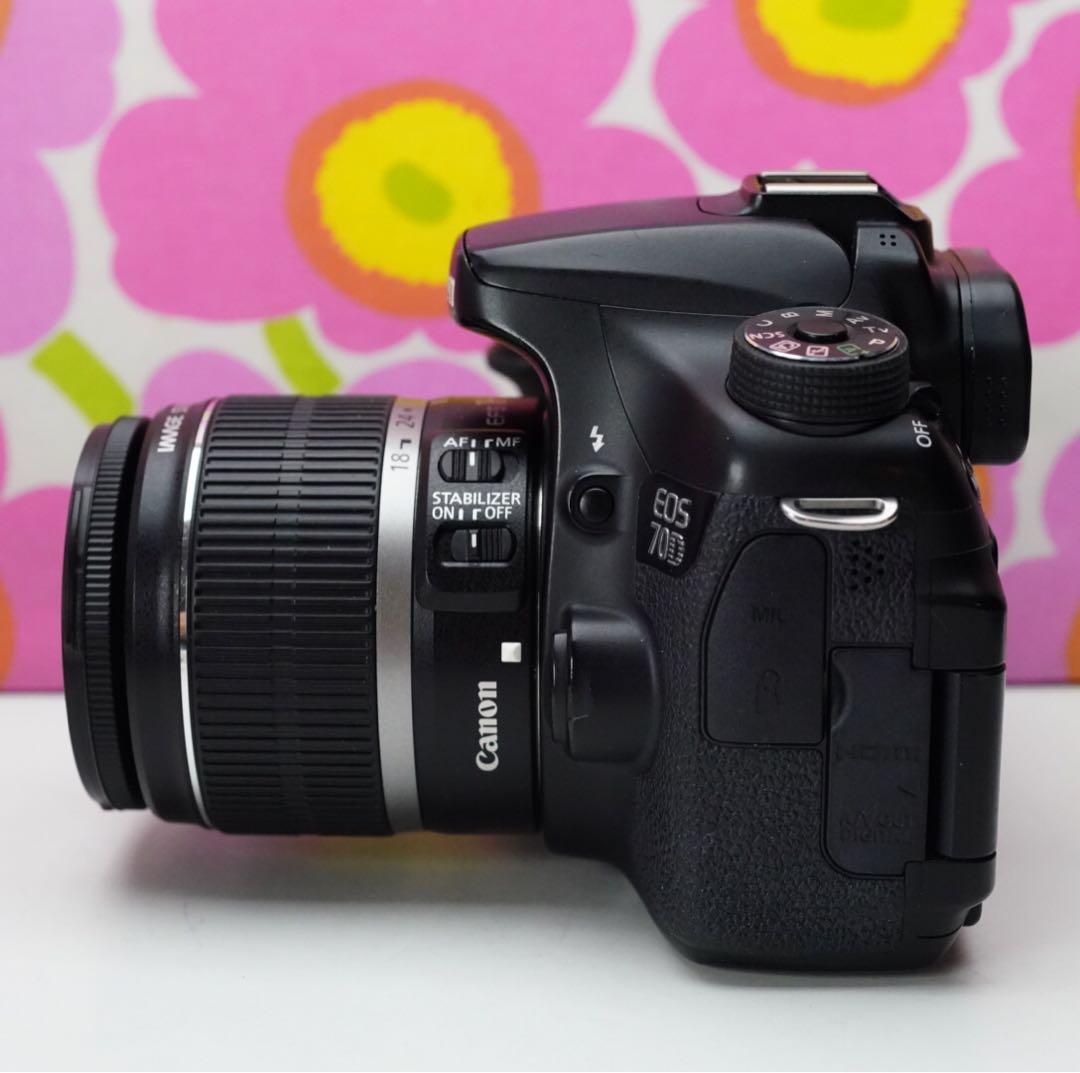 EOS70Dダブルレンセット❤️野球や運動会撮影に❤️Wi-Fiでスマホ写真転送OK