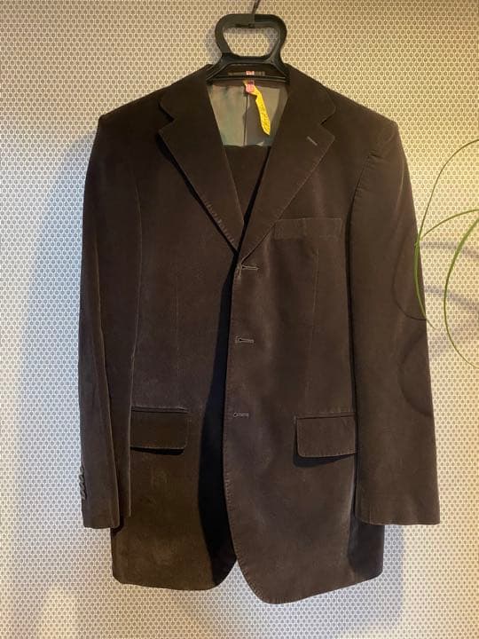 【超美品】クリーニング済み　コーデュロイスーツ　ブラウン