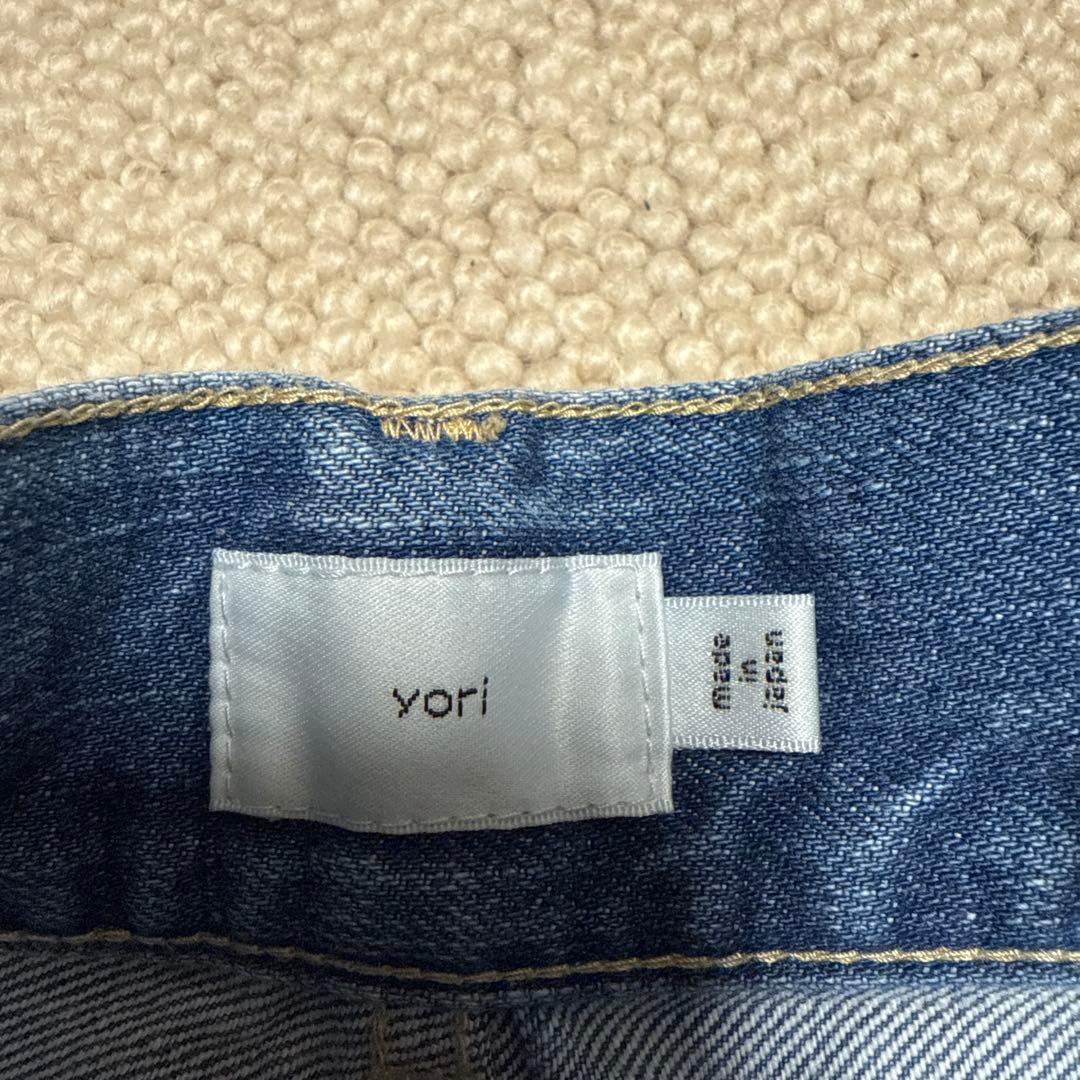 yori Audreyテーパードデニム36