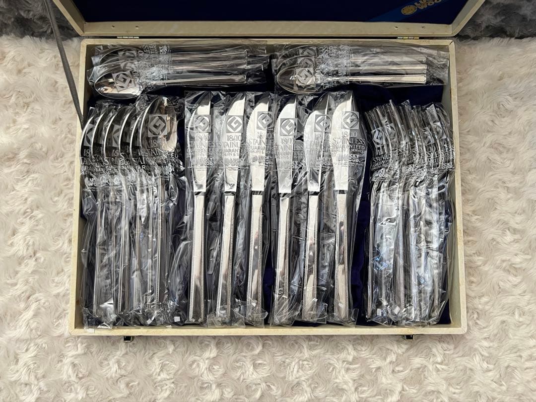 ラッキーウッド　カトラリーセット　ロマンス　ディナーセット〈24本セット〉