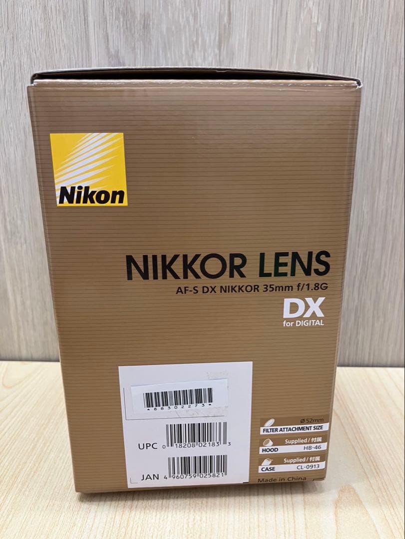 Nikon AF-S DX NIKKOR 35mm f/1.8G 箱 説明書付