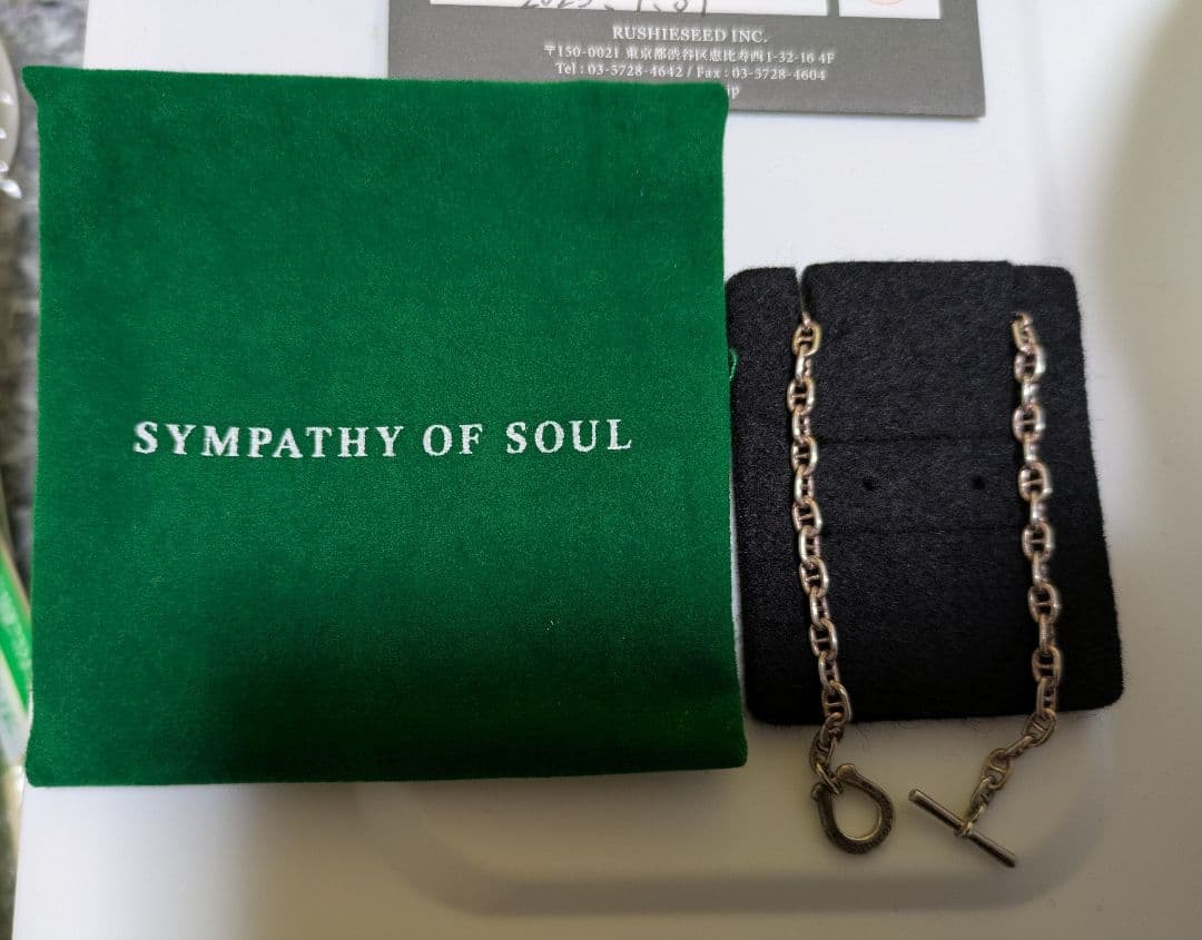 シンパシーオブソウル ホースシュー アンカー ブレスレット シルバー925