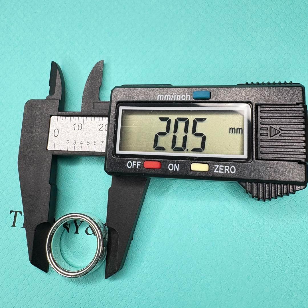 【美品】約9号 ティファニー Tiffany ナロー リング SV925