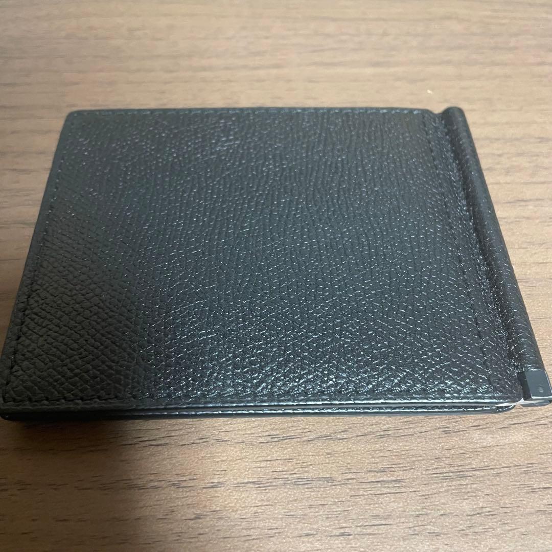 最終値下げ 【美品】Valextra マネークリップ ブラック