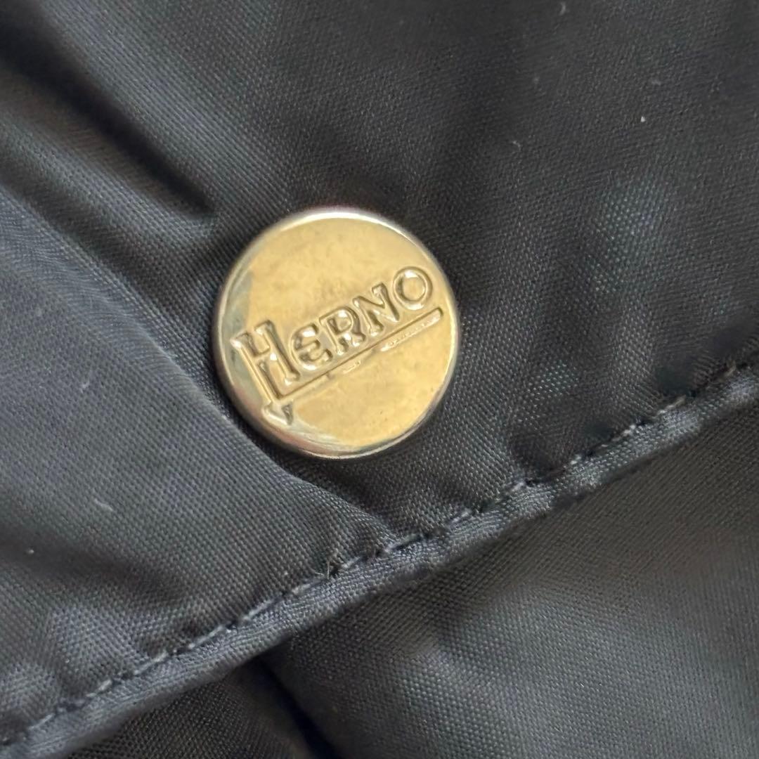 【美品】ヘルノ HERNO ダウンコート ダウンジャケット ナイロンシャモニー