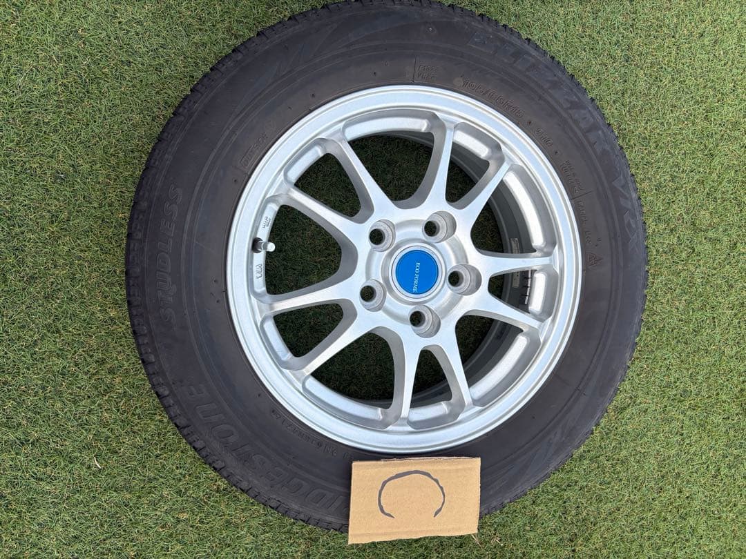 冬タイヤホイールセット 195/65R15 ブリヂストンECO FORME