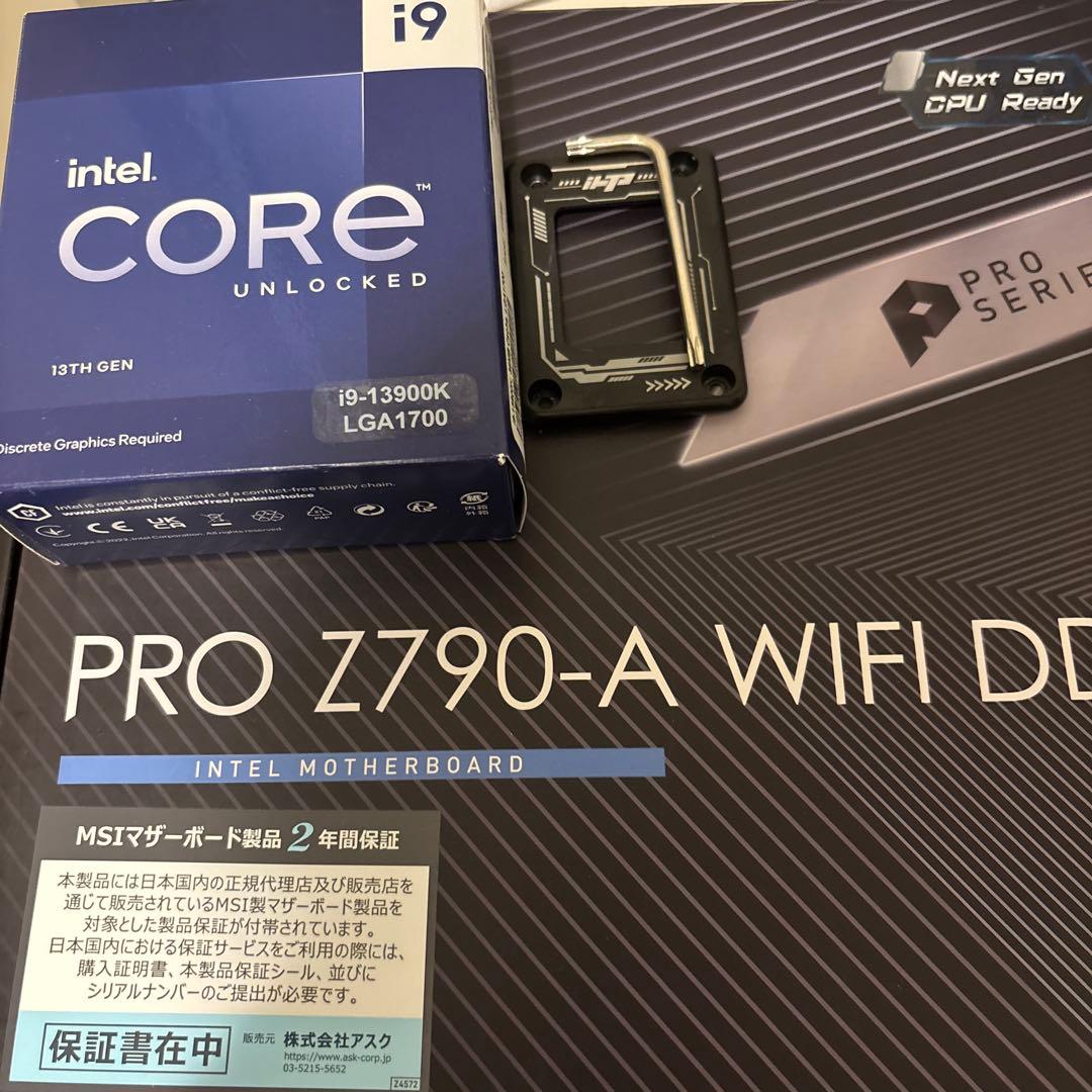 i9-13900k＋Z790マザーボードセットメモリ48GB