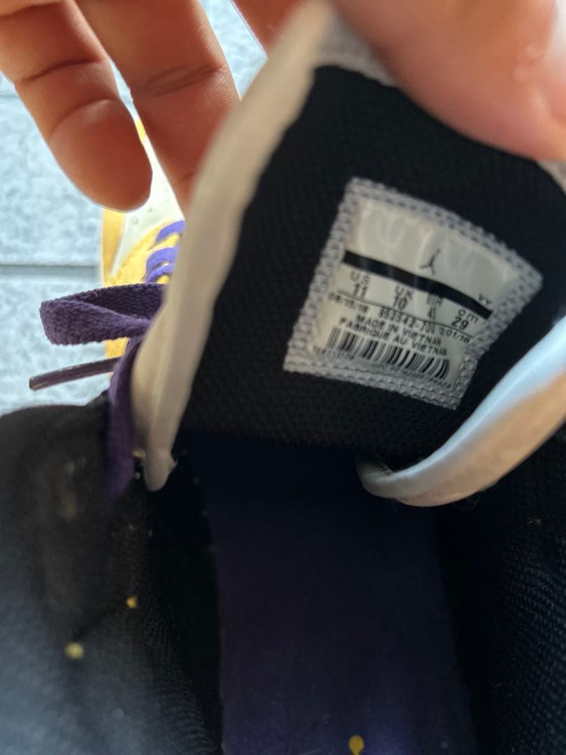 【希少】air jordan1 mid Lakers エアージョーダン1 黄色