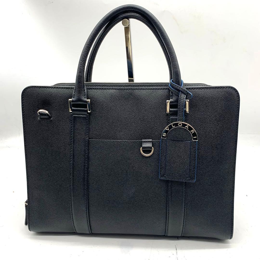 極美品　BVLGARI ブルガリブルガリマン　ブリーフケース　A4 2way