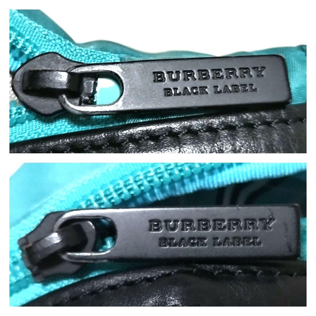 【希少色】バーバリーブラックレーベル ノバチェック ホースロゴ ウエストバッグ