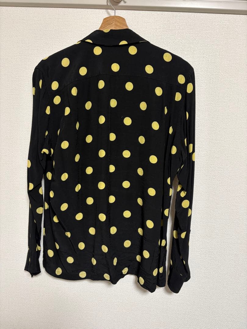 WACKOMARIA レーヨンシャツ ドット M 開襟シャツ