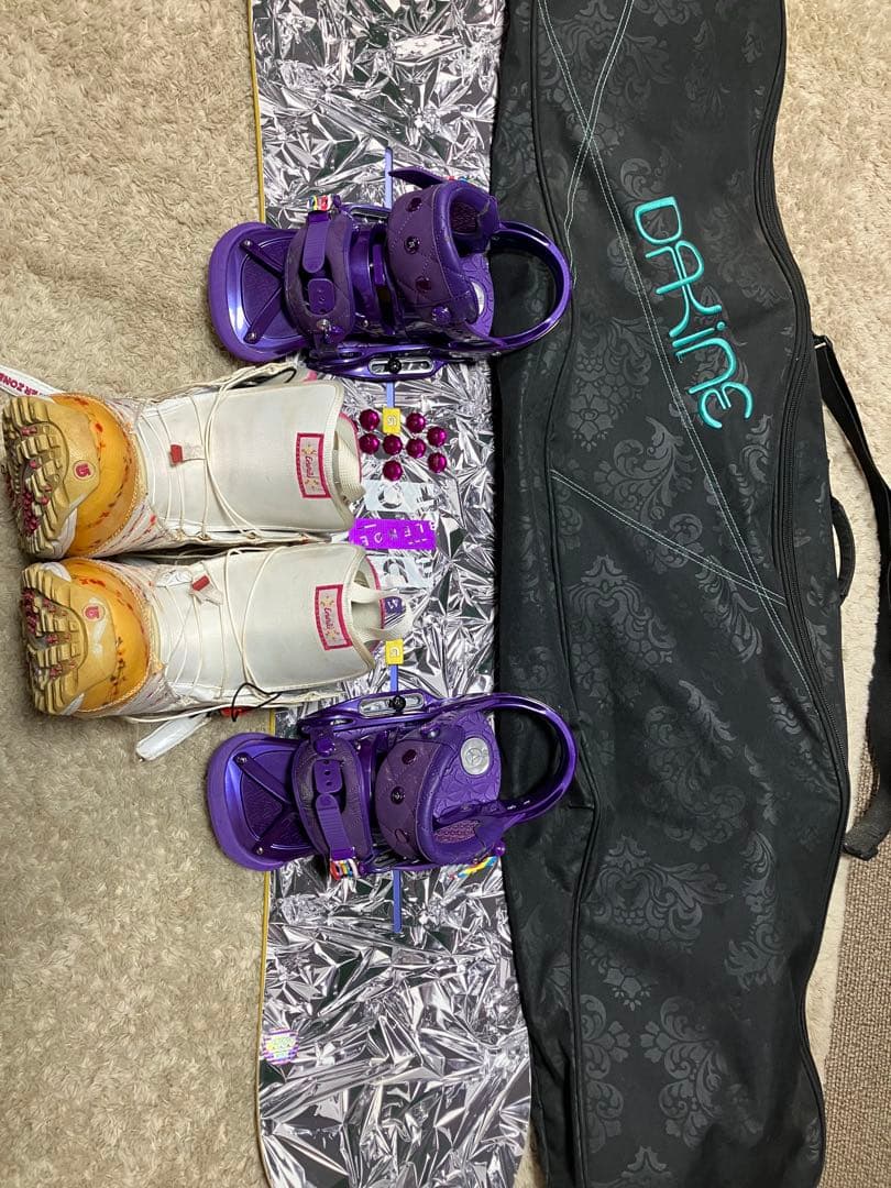 スノーボード ブーツセット カバン付き バートンBURTON 女性用 バラ売り可