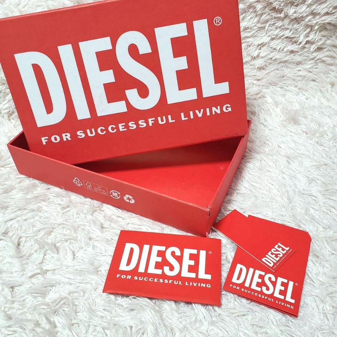 DIESEL ディーゼル 型押し ラウンドファスナー 長財布 新品未使用