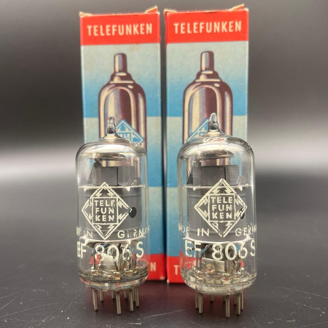 【未使用◇あり】EF806S TELEFUNKEN ワンペア 真空管 (188)